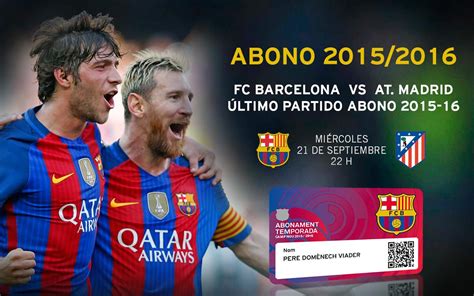 Abono atletico barcelona Continuara.org