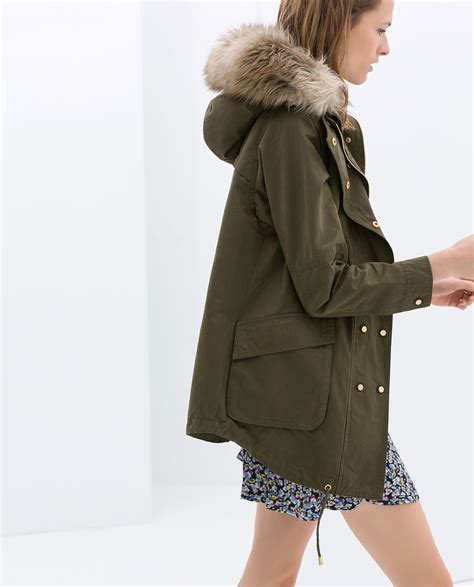 Abrigo parka zara Continuara.org