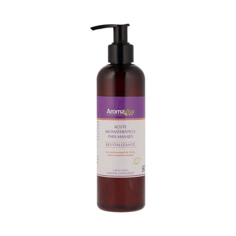 Aceite masajes revitalizante Continuara.org