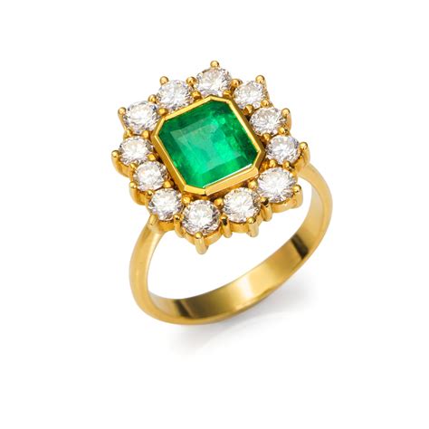 Anillo esmeralda diamantes Continuara.org