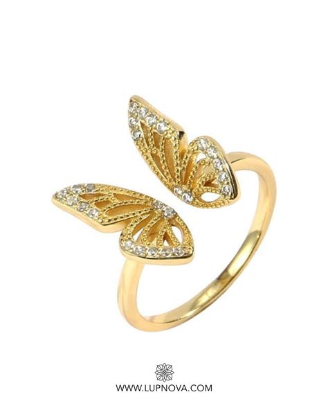 Anillo mariposa talla Continuara.org