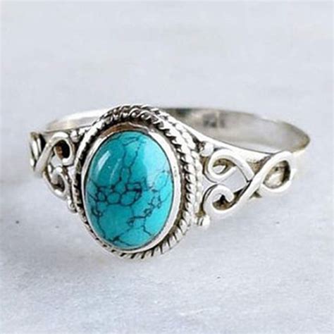 Anillo piedra turquesa Continuara.org