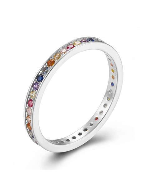 Anillo plata circonitas Continuara.org