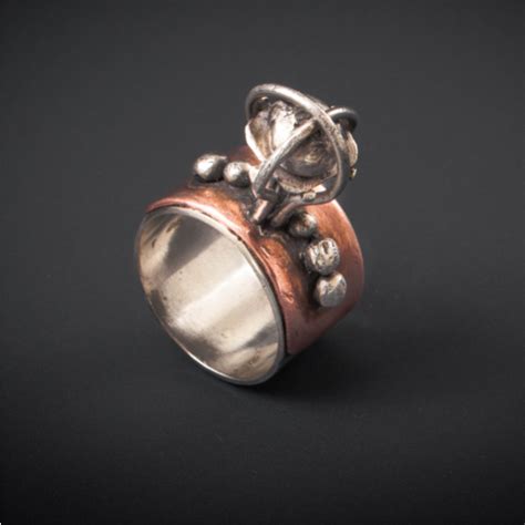 Anillo plata cobre Continuara.org