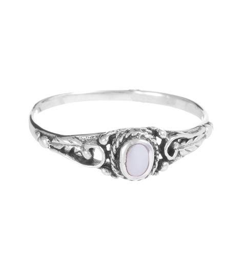 Anillo plata nacar Continuara.org