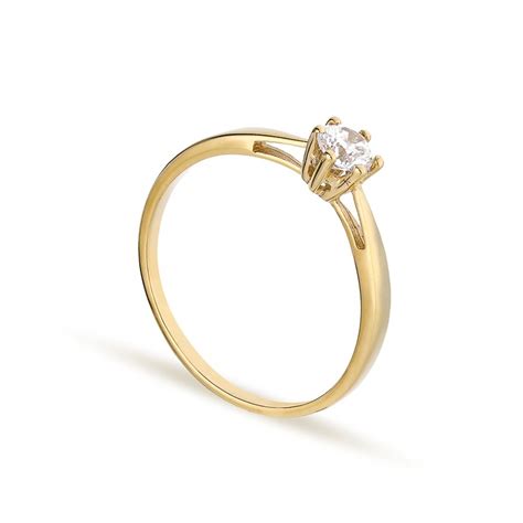 Anillo solitario oro Continuara.org