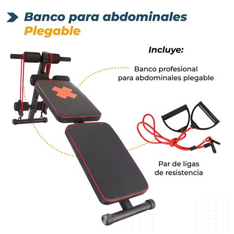 Banco abdominales plegable Continuara.org