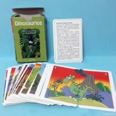 Baraja cartas dinosaurios Continuara.org