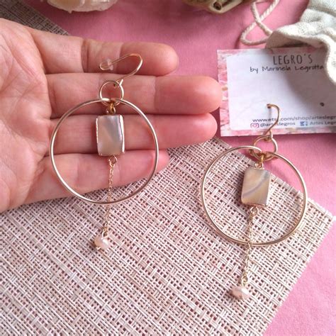 Bellos pendientes aros Continuara.org