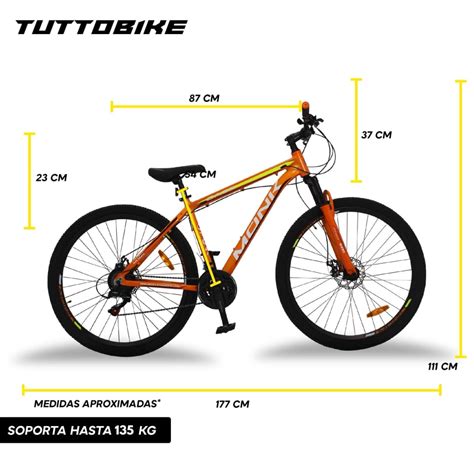 Bicicleta aluminio medida Continuara.org