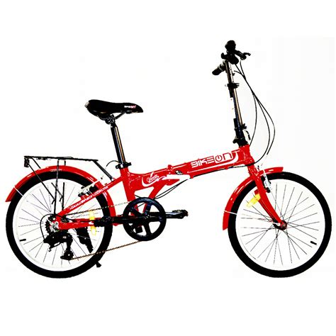 Bicicleta plegable roja Continuara.org