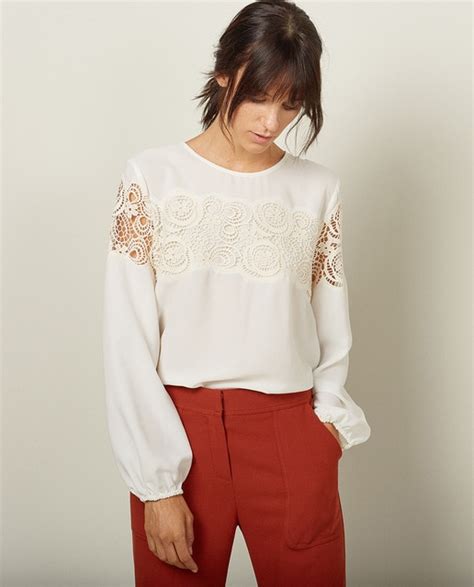 Blusa blanca sfera Continuara.org