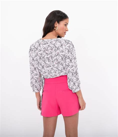 Blusa crepe estampada Continuara.org