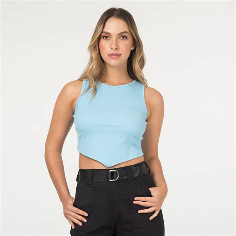 Blusa crop top Continuara.org