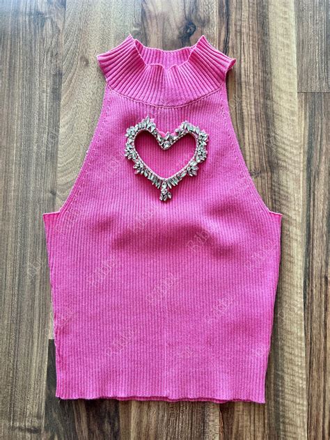 Blusa rosa corazon Continuara.org