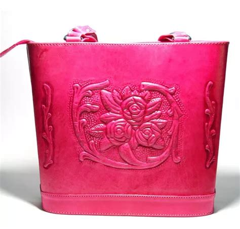 Bolsa rosa piel Continuara.org