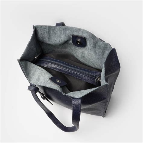 Bolso azul piel Continuara.org
