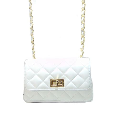 Bolso blanco piel Continuara.org