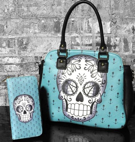Bolso cartera calaveras Continuara.org