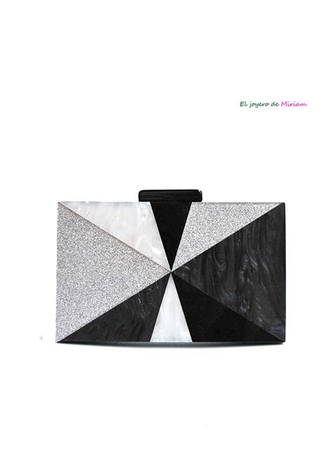 Bolso clutch negro Continuara.org