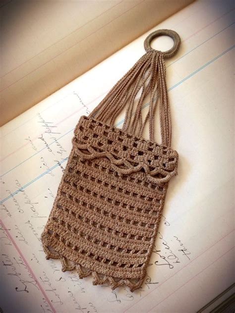 Bolso ganchillo vintage Continuara.org
