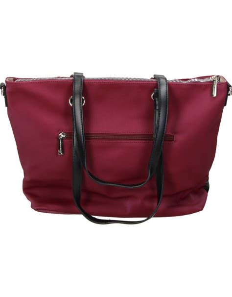 Bolso grande granate Continuara.org