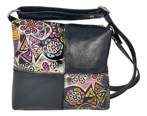 Bolso negro cuero Continuara.org
