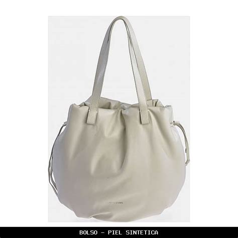 Bolso piel marfil Continuara.org