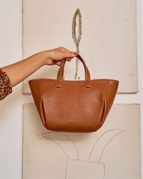 Bolso piel marron Continuara.org