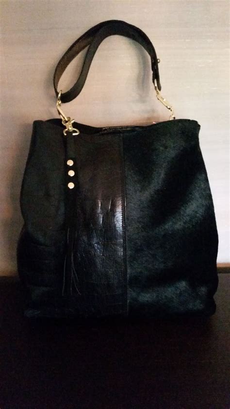 Bolso piel nere Continuara.org