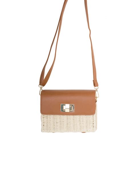 Bolso rafia cuero Continuara.org