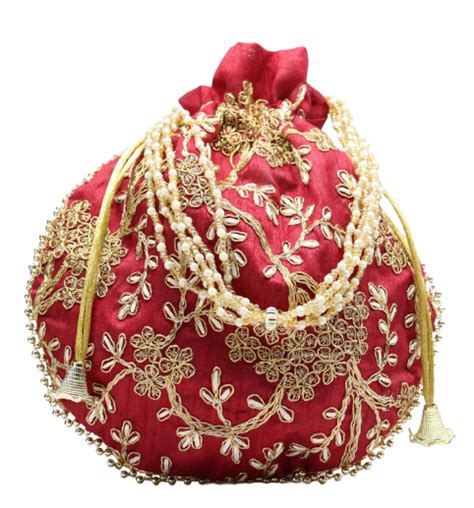 Bolso rojo pedreria Continuara.org