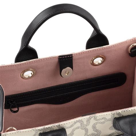 Bolso vinilo beige Continuara.org