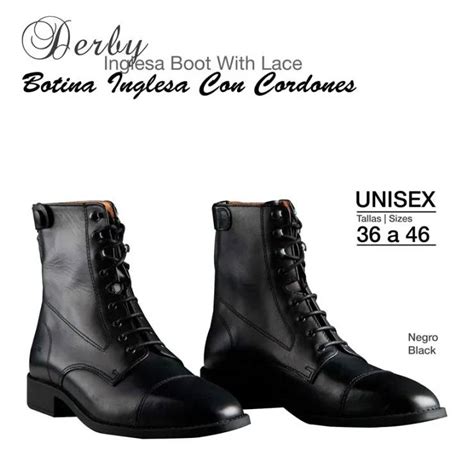 Bota inglesa cordones Continuara.org