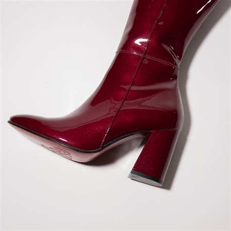 Botas granate charol Continuara.org