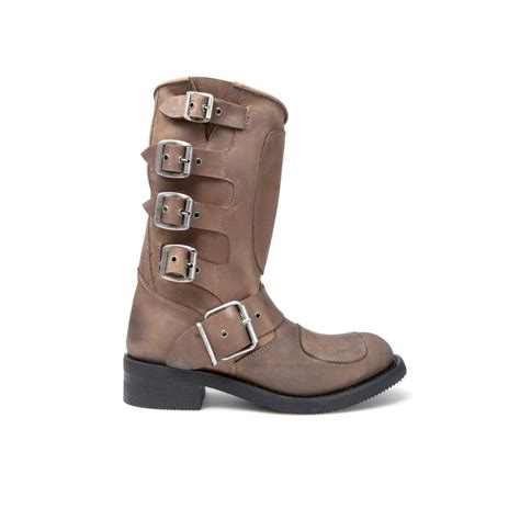 Botas motero cuero Continuara.org