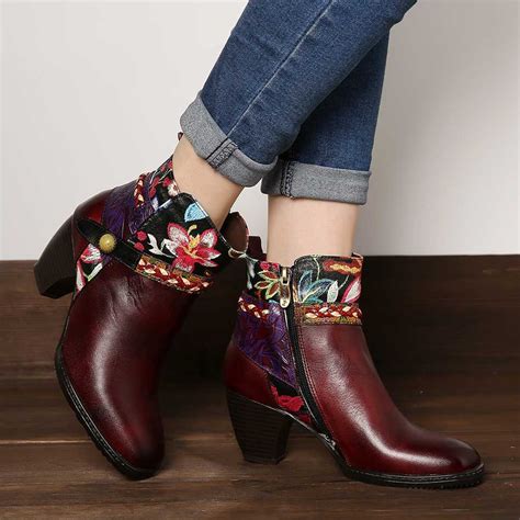 Botas mujer cuero Continuara.org
