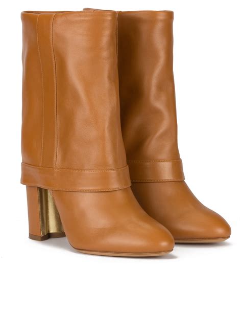 Botas piel camel Continuara.org