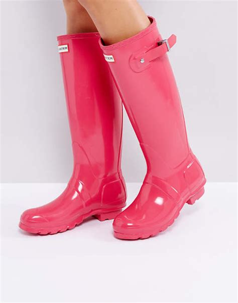 Botas rosas hunter Continuara.org
