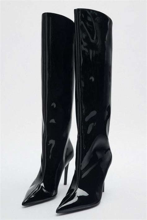 Botas zara charol Continuara.org