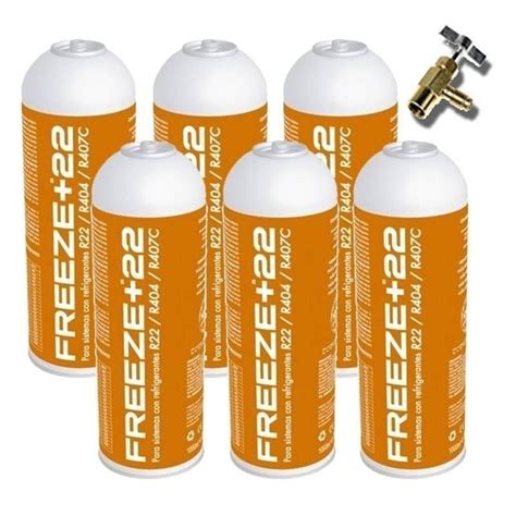 Botella gas freeze Continuara.org