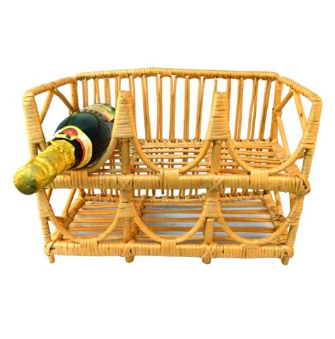 Botellero mimbre Continuara.org