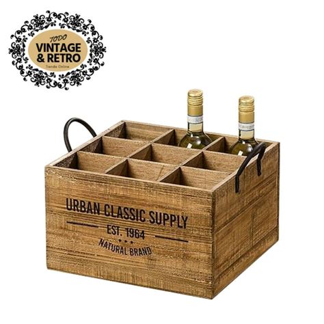 Botellero vintage decorativo Continuara.org