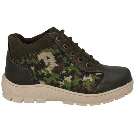 Botin camuflaje nino Continuara.org