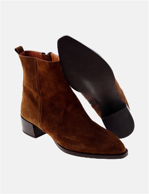 Botines ante marron Continuara.org