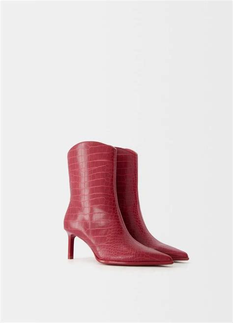 Botines bershka rojos Continuara.org