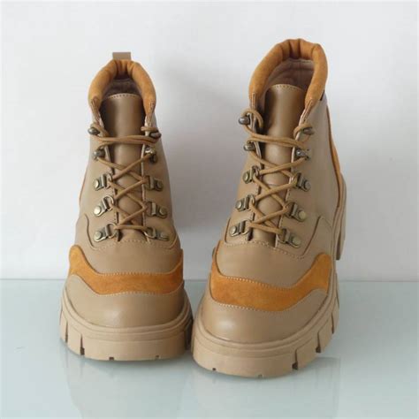 Botines camel talla Continuara.org