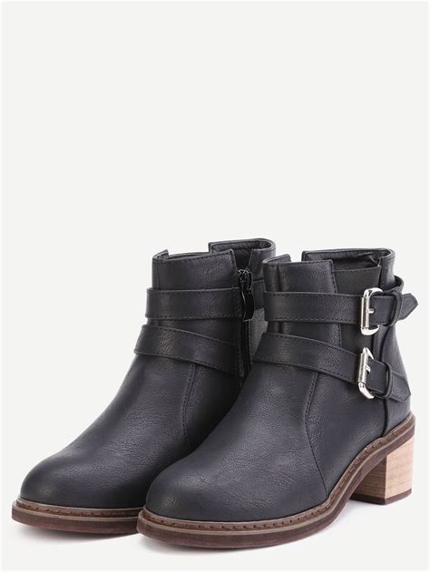 Botines cuero sintetico Continuara.org