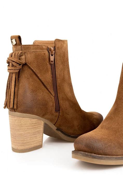 Botines piel salsa Continuara.org