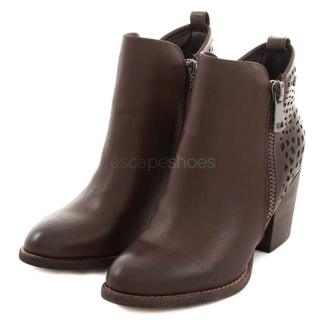 Botines tacon cuero Continuara.org